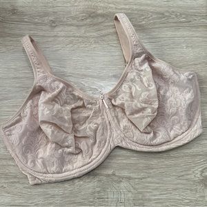 Lunaire 40G Nude Lace Embossed Unlined Underwire Bra